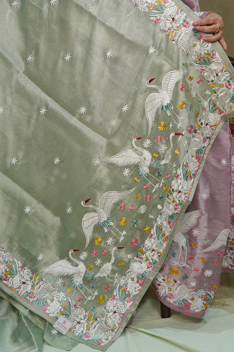 Fancy Tissue Organza Sarees