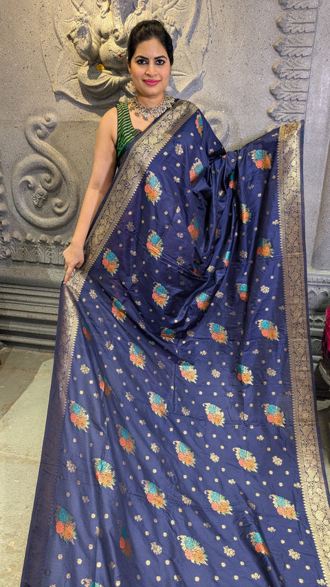 Semi Benarasi Sarees