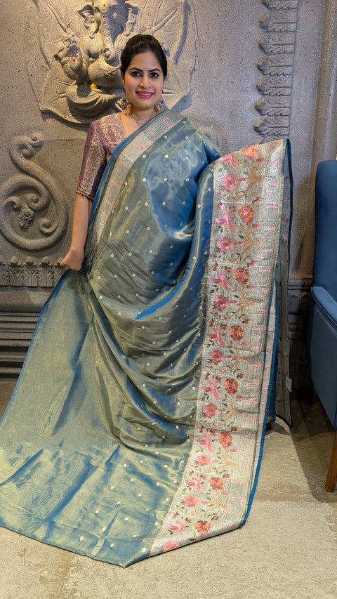 Pure Tissue Party Wear Sarees 2