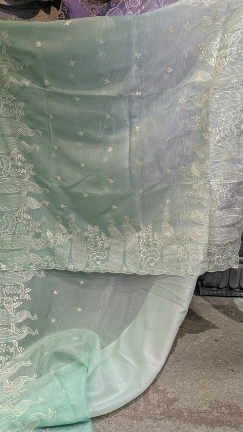 Fancy Crushed Sarees