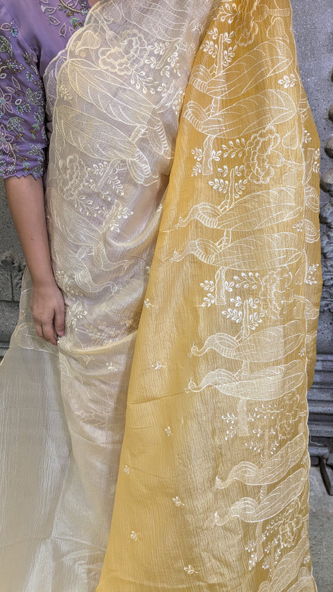 Fancy Crushed Sarees