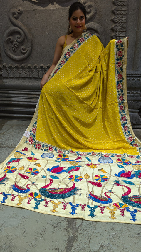 Bandhini Sarees