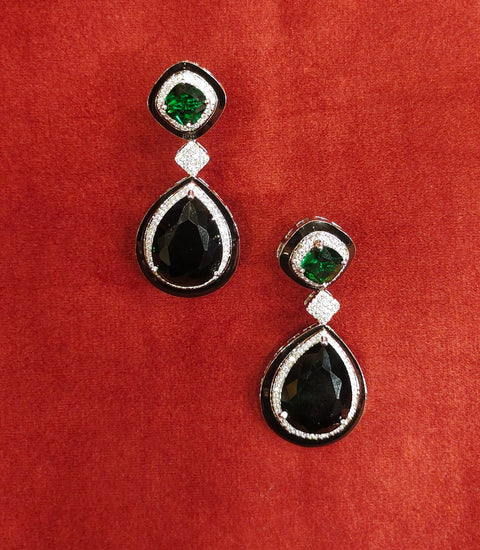 Enamel Doublet Earrings