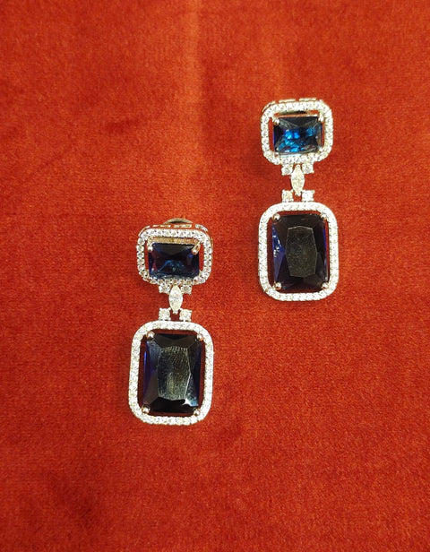 Blue Sapphire Earrings