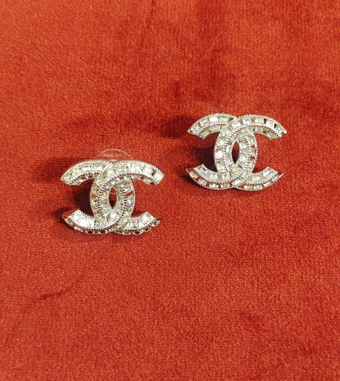 Chanel Silver Studs