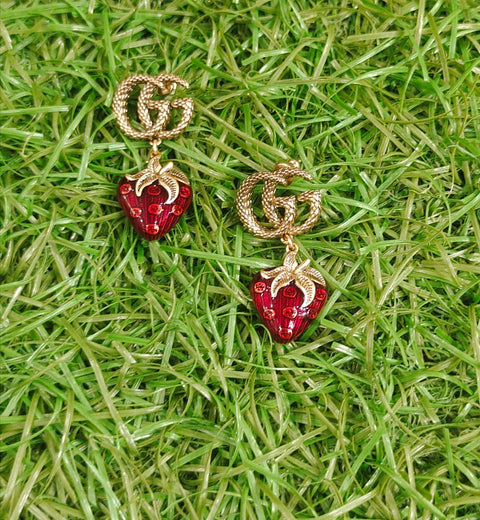 Gia Strawberry Earrings