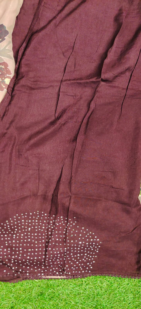 saree - light maroon