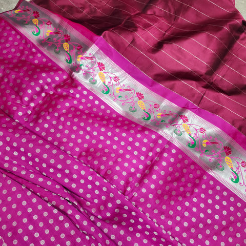 Banarasi Sarees with Paithani Border