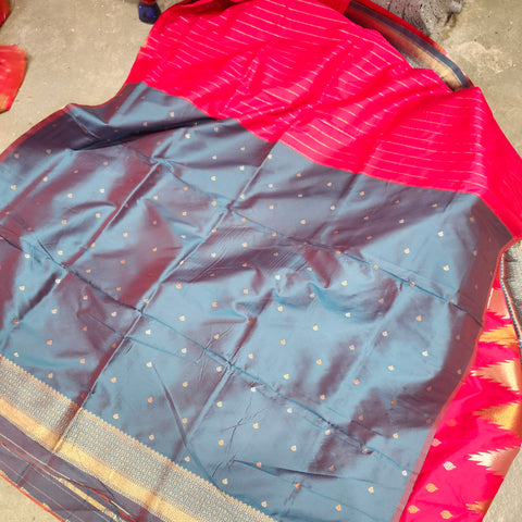 Banarasi sarees with temple border