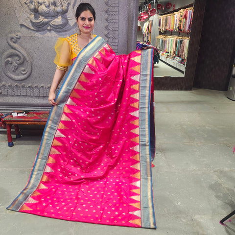 Banarasi sarees with temple border