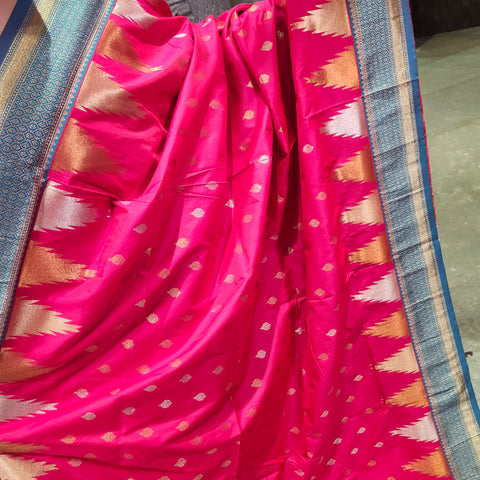 Banarasi sarees with temple border