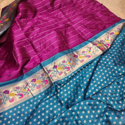 Banarasi Sarees with Paithani Border