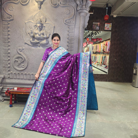 Banarasi Sarees with Paithani Border