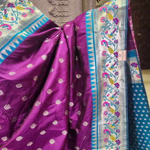 Banarasi Sarees with Paithani Border