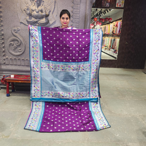 Banarasi Sarees with Paithani Border