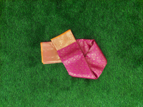 pink body kanchivaram silk